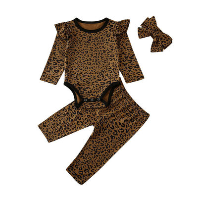 

Newborn Infant Baby Girl Leopard Clothes Jumpsuit Romper Bodysuit Pants Outfits