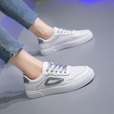 

Small white tide shoes female autumn 2019 autumn new explosion models autumn shoes net red foreign gas wild breathable student white shoes summer