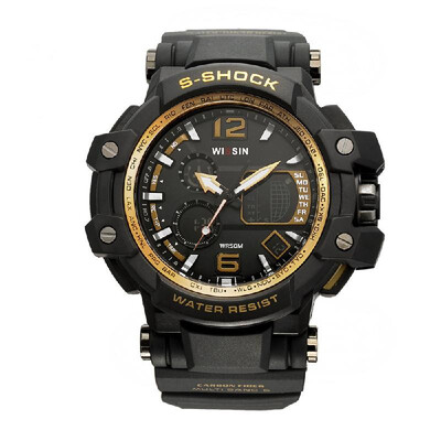 

Wissin Shockproof 5ATM Water-resistant Watch Men Sport Watches Quartz Wristwatch Backlight Calendar Relogio Musculino