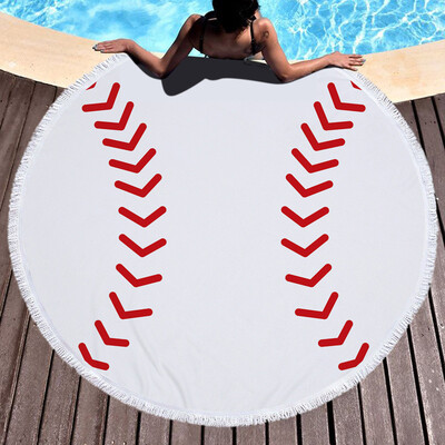 

Toponeto 1 PC Round Beach Pool Home Shower Towel Blanket Table Cloth Yoga Mat