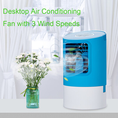 

〖Follure〗Personal Air Cooler Mini Space Cooler Desktop Air Conditioning Fan with 3 Wind