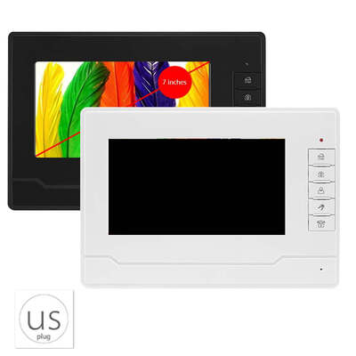 

HD 7" TFT Color Video Door Phone Intercom Doorbell Visual Speakerphone Home Security Camera