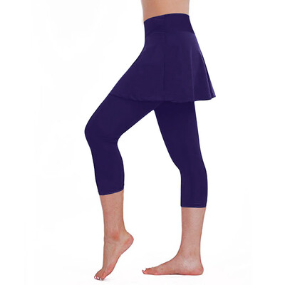 

Tailored Womens Casual Skirt Leggings Tennis Pants Sports Fitness Cropped Culottes