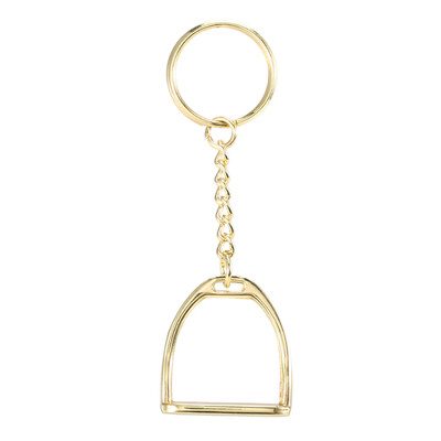 

Zinc Alloy Key Chain Stirrup Key Ring Mini Keychain for Men Women