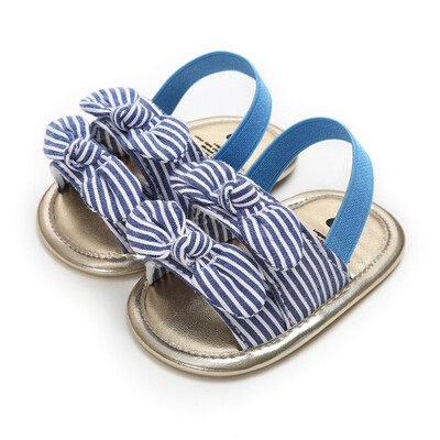 

Summer Baby Sandals for Girls Newborn Dot Bow Princess Baby Girl Shoes Cotton Sandals Baby Girl Shoes