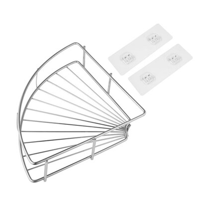 

Storage Basket Wall Mounted Bathroom Adhesive Holder Rack Storage Organizer