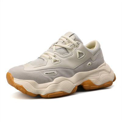 

Trends couple old shoes breathable wear-resistant soft bottom casual shoes net red white shoes sports tide mens shoes