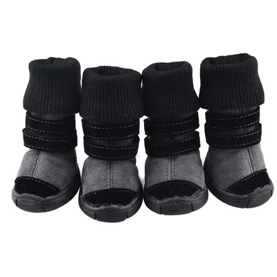

3 in 1 Winter Pet Dog Puppy Anti-slip Cotton Shoes Cat Warm Snow Boots