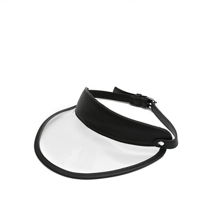 

Empty hat womens summer sun visor outdoor sports Hat Cap Beach travel transparent brim Sun Hat
