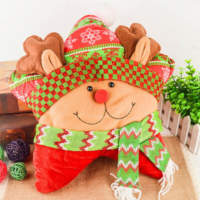 

Tailored 40cm Xmas Pentagram Soft Throw Pillow Seat Bed Sofa Car Cushion Gift Home Decor