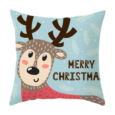 

Siaonvr Christmas Pillow Cover Decor Pillow Case Sofa Waist Throw Cushion Cover