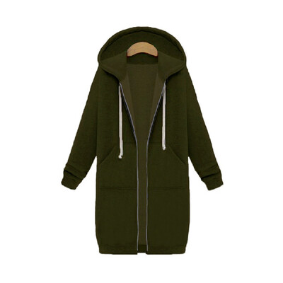 

Women Plus Size Warm Hoodie Casual Loose Sweatshirt Coat Velvet Fashion Outwear