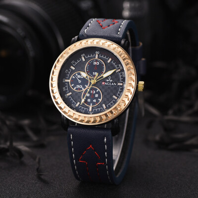 

Gobestart Fashion Men Quartz Watch High Quality Leather Mens quartz watch