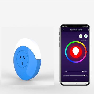 

〖Follure〗Creative RGB Night Light Elegant Smart Plug WIFI Outlet Socket Au