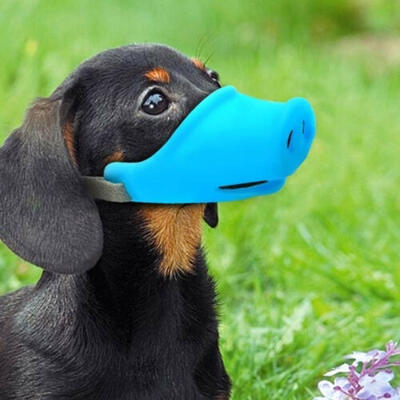 

Adjustable Pet Dog Mask Bark Bite Mouth Muzzle Grooming Anti Stop Chewing New