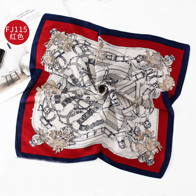 

New 2018 silk professional square scarf female spring wild scarf Korean satin small silk scarf wholesale FJ115