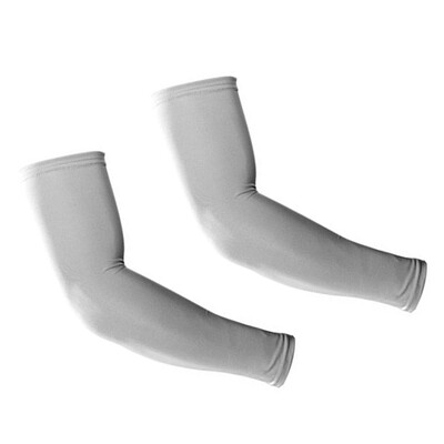 

TANHAO Ice Sleeve Sunscreen Men&women Ice silk Sleeve Driving Sun Sleeve Outdoor Riding Sleeve Arm Set Summer Armband S105 White Straight
