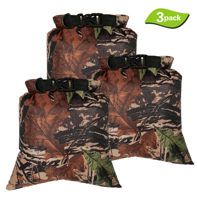 

3Pcs 8L Outdoor Waterproof Storage Bags Dry Sacks Smartphone Camera Storage Bags for Drifting Water Sports
