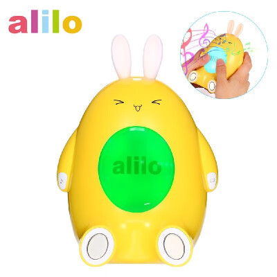 

alilo Bunny Rhythm Training Storyteller Fantastic Drum 7 Color Changing LED Lights Smart Interactive Toy Musical & Educational Toy