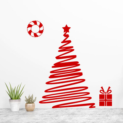 

〖Follure〗Christmas Removable Window Stickers Art Decal Wall Home Shop Decor