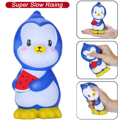 

Gotoamei Squishies Cute Watermelon Penguin Slow Rising Fruits Scented Stress Relief Toys