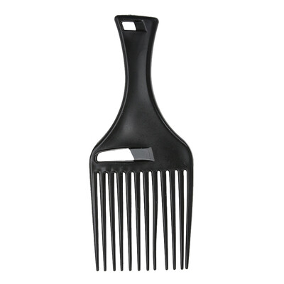 

Afro Fork Insert Hair Curly Brush Comb Hairbrush Styling Tool Black