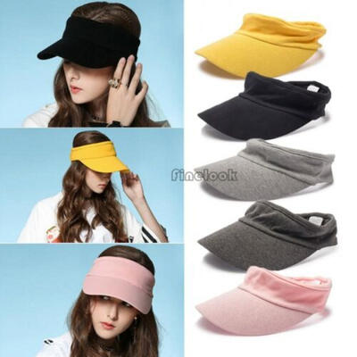 

Mens Adjustable Tennis Running Sports Quick-dry Cap Sun Visor Headband Hat Vizor