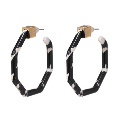 

JURAN Metal Round Circle Punk Trendy Stud Earrings Women Unique New Arrival Statement Geometric Earrings For Women Jewelry D2502