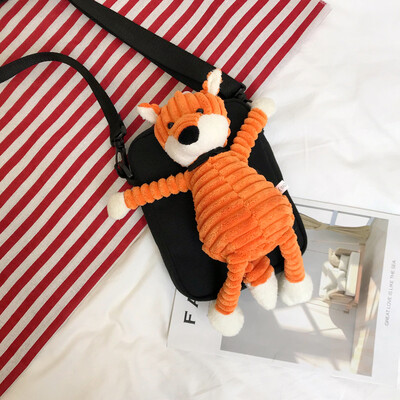 

2019 new cartoon small animal chain bag girl personality foreign gas Messenger bag cute funny ugly cute shoulder bag