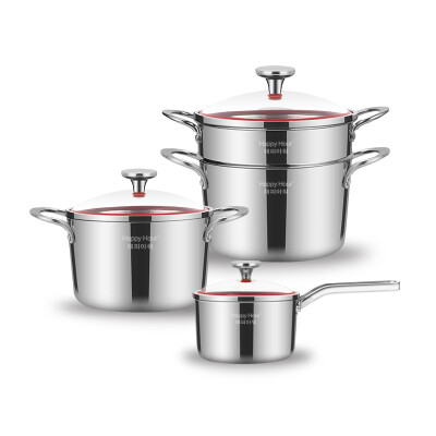 

HappyHour three-layer steel single handle milk pot 5189