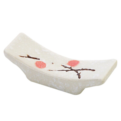 

1 Piece Japanese Cuisine Ceramic Frame Snowflake Chopsticks Pillow Chopsticks Holder