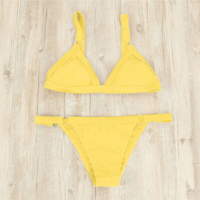 

Roseonmyhand Women Bandeau Bandage Bikini Set Push-Up Brazilian Swimwear Beachwear Swimsuit