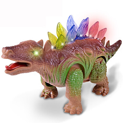 

Light Up Dinosaur Electronic Walking Robot Roaring Interactive Dino Toy