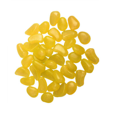 

Siaonvr 100 Pcs Glow In The Dark Stones Pebbles Rock For FISH TANK AQUARIUM YE