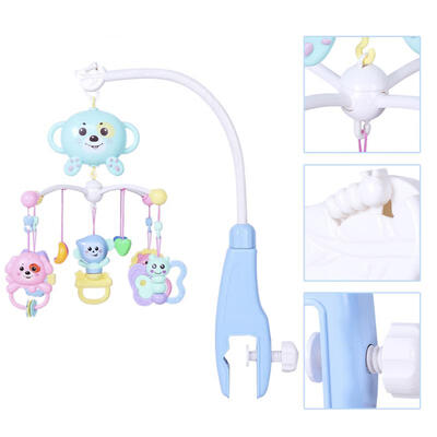 

Greensen Baby Appease Toy Electric Music Rotating Bed Bell Infant Rattle Early Education Toys