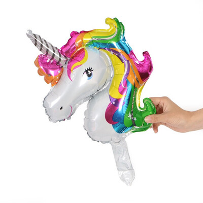 

FUNNYBUNNY Rainbow Unicorn Foil Helium Balloon Children Birthday Party Decoration New