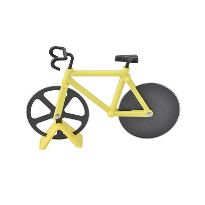 

Pizza Cutter Bike Shape Stainless steel Pizza Pancake Cutting Knife Baking Tools