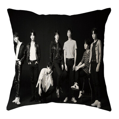 

Attractive&Luxuriant in Design Durable BTS Love Yourself Square Throw Pillow Cover Pillowcase