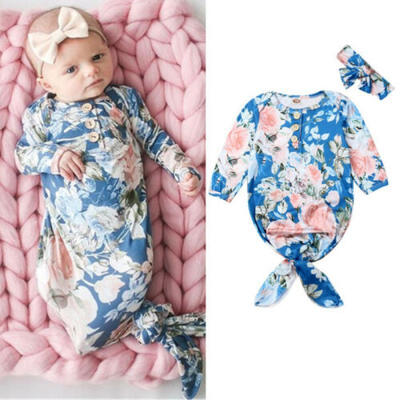 

Newborn Baby Infant Girl Flower Swaddle Sleeping Bag Sleepsack Wrap Headband