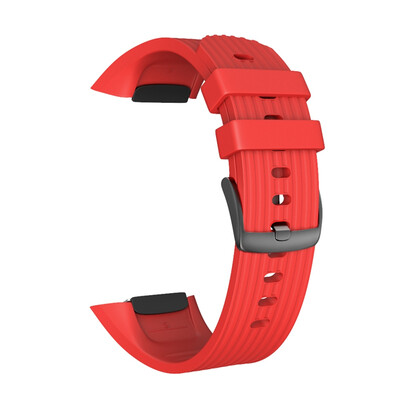 

New Striped Silicone Replacement Wristband Sports Silicone Strap for Samsung Fit4 Pro