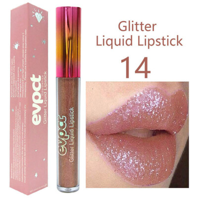 

Shimmers Metallic Pearl Lip Gloss Long Lasting Waterproof Glitter Makeup Lipstick