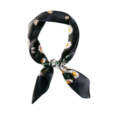 

Fashion Women Shawl Floral Print Square Scarf Casual Neck Hair Tie Band