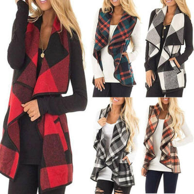 

Womens Hooded Waistcoat Vest Winter Warm Casual Sleeveless Coat Jacket Plus Size