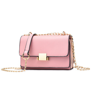 

Women on the tide chain one shoulder simple Korean version of fashion oblique satchel 100 ins summe