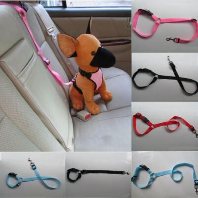 

Hot Cat Dog Pet Safety Car Vehicle Strap Seatbelt Seat Belt Adjustable Harness Lead