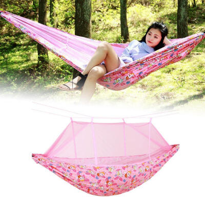 

Greensen Portable Camping Travel Hammock Hanging Bed with Mosquito Net & Tree Strap