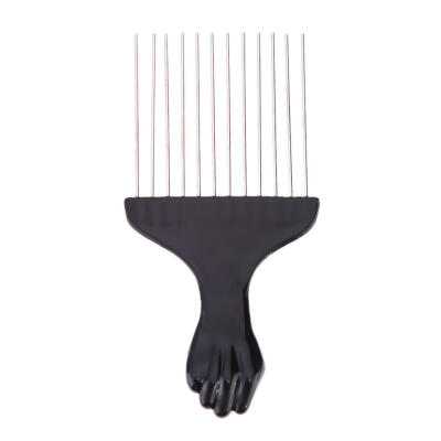 

Professional Salon Use Black Metal African Pick Comb Hair Combs