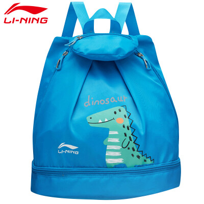 

Li Ning LI-NING swimming bag childrens shoulder swimming bag dry&wet separation waterproof beach portable sports fitness large capacity storage bag LSLN848-1 blue