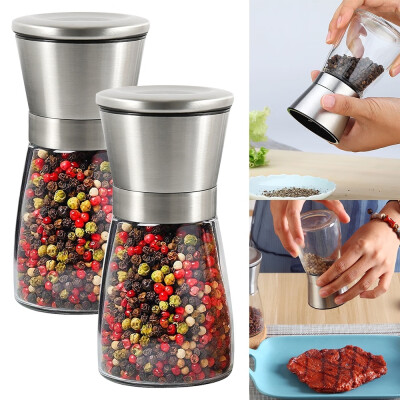 

12PCS Stainless Steel Salt Pepper Grinder- Pepper Mill&Salt Mill Spice Grinder Machine Kitchen Tools