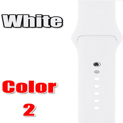 

Silicone Sports Band for Apple Watch Series 123 38MM 42MM Rubber Watchband for iWatch Volt series 4 40mm 44mm
